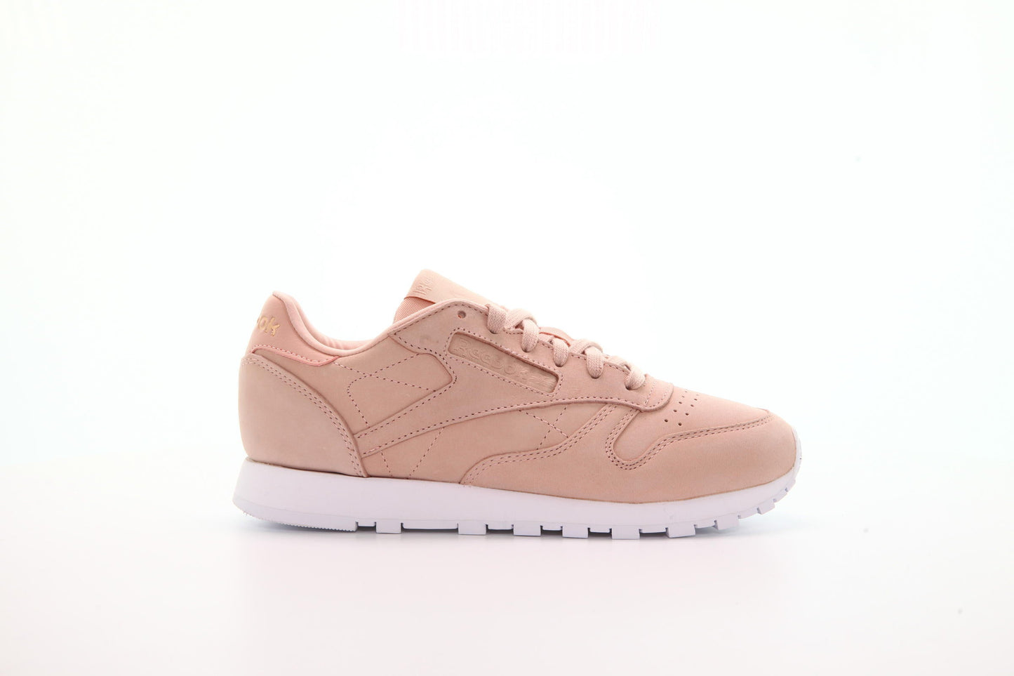 Exclusive Reebok Classic Leather Nude Nubuck "Rose" — 5 — Front View