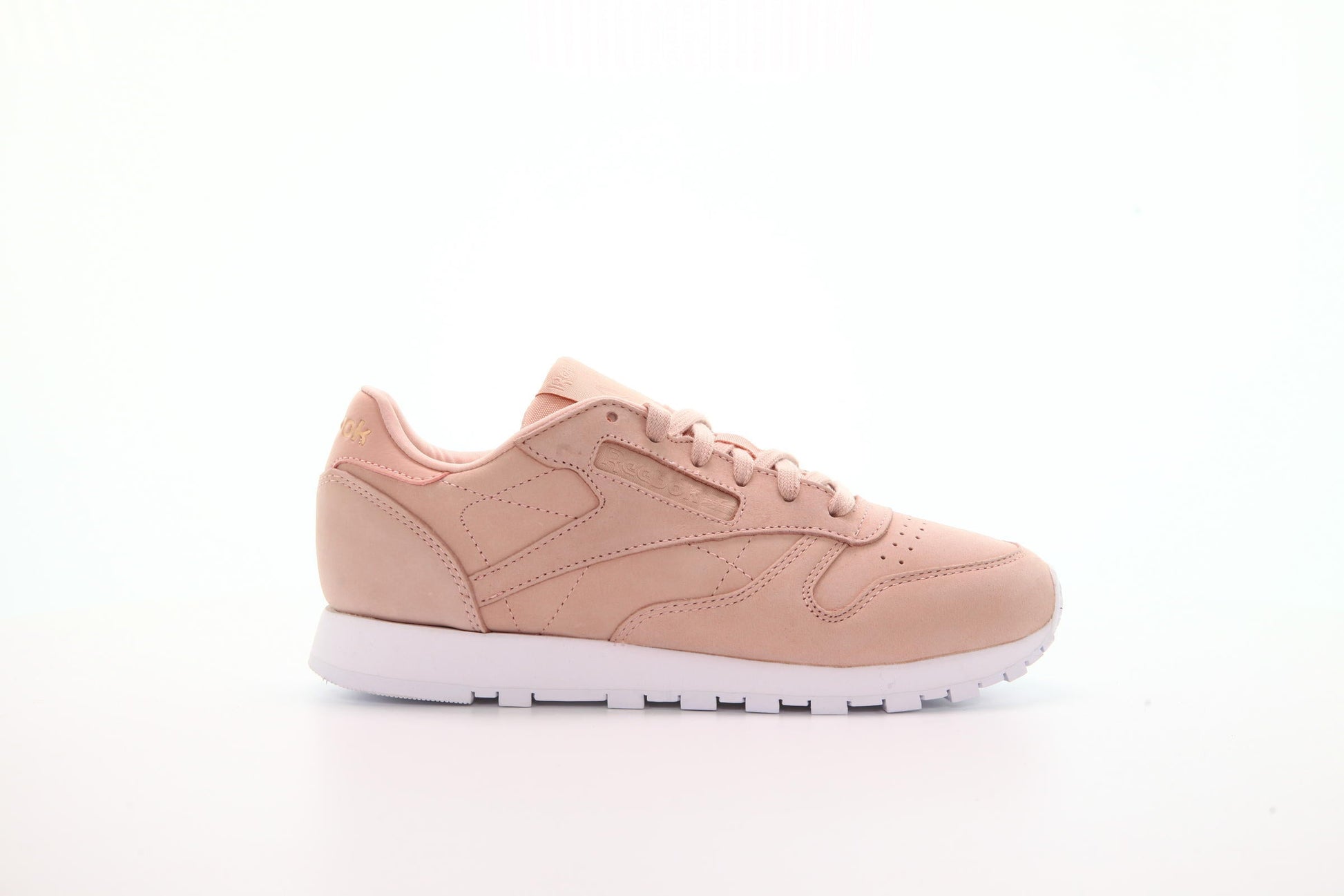 Exclusive Reebok Classic Leather Nude Nubuck "Rose" — 5 — Front View