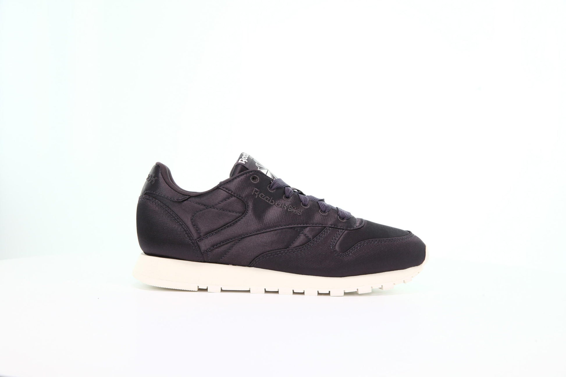 Exclusive Reebok Classic Leather Satin "Smoky Volcano" — 5 — Front View