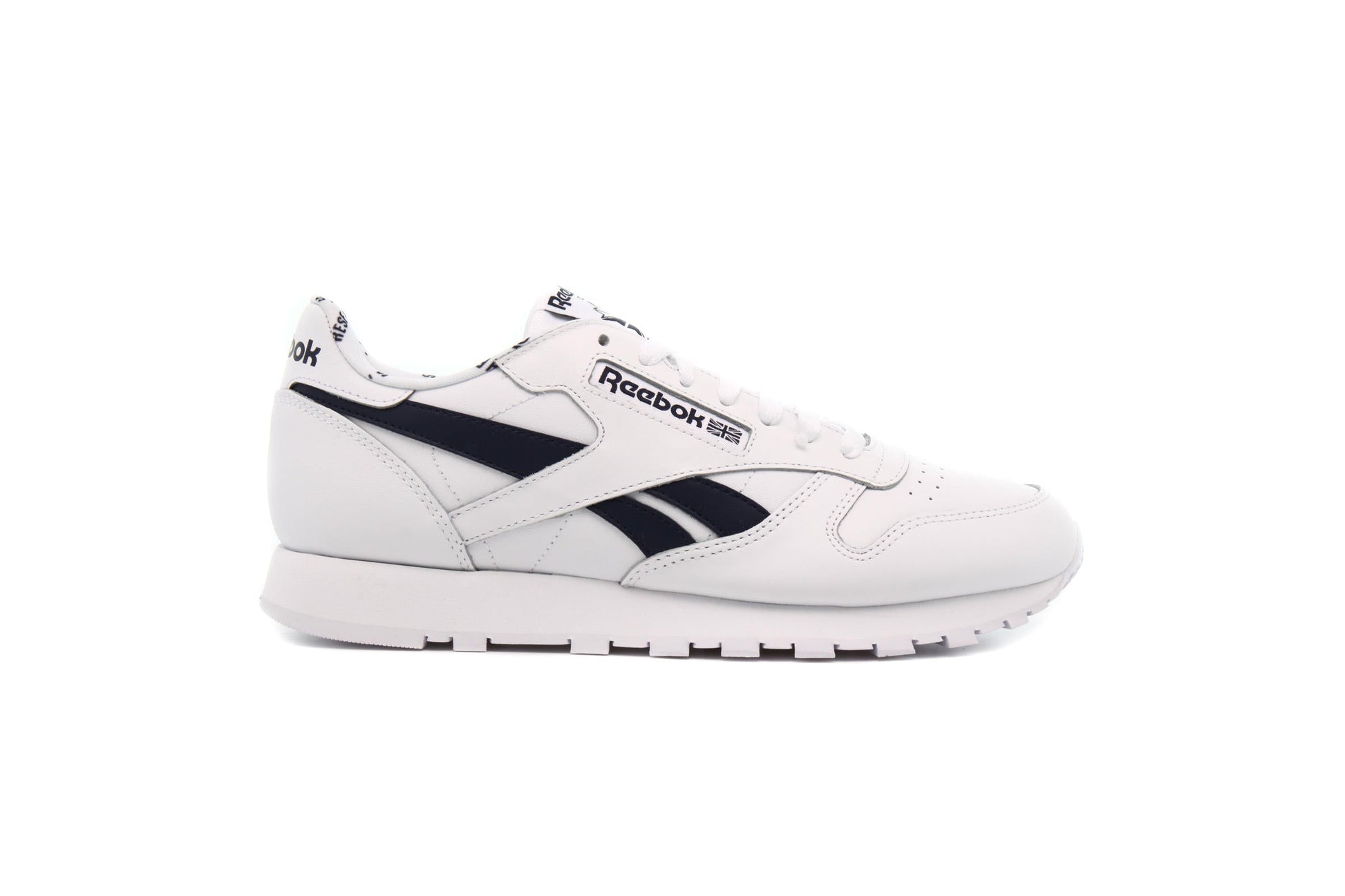 Exclusive Reebok CL LTHR "WHITE" — 5 — Front View