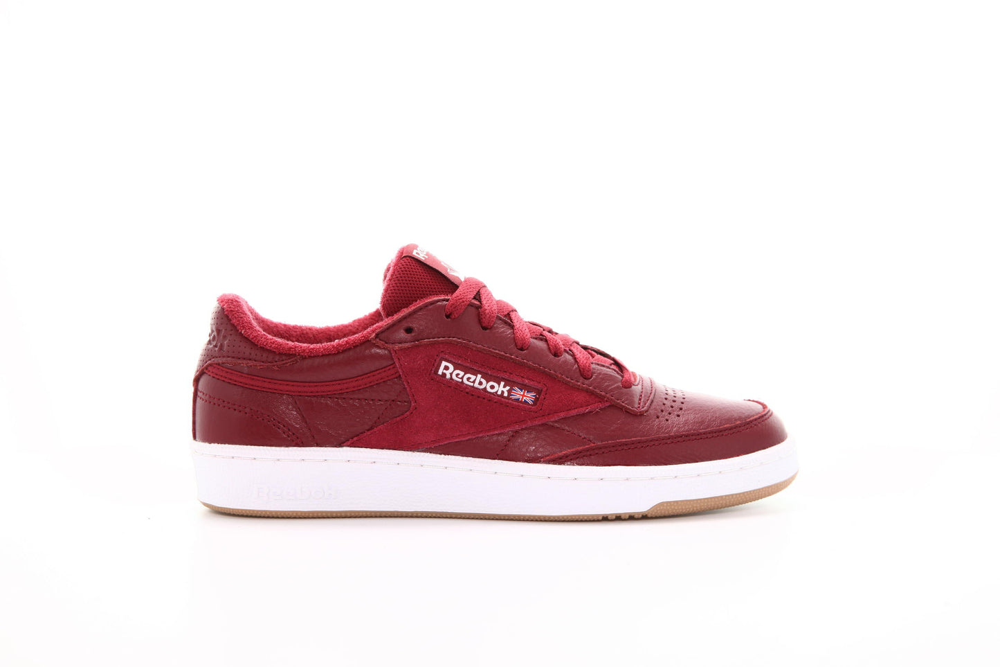 Exclusive Reebok Club C 85 Estl "Urban Maroon" — 5 — Front View