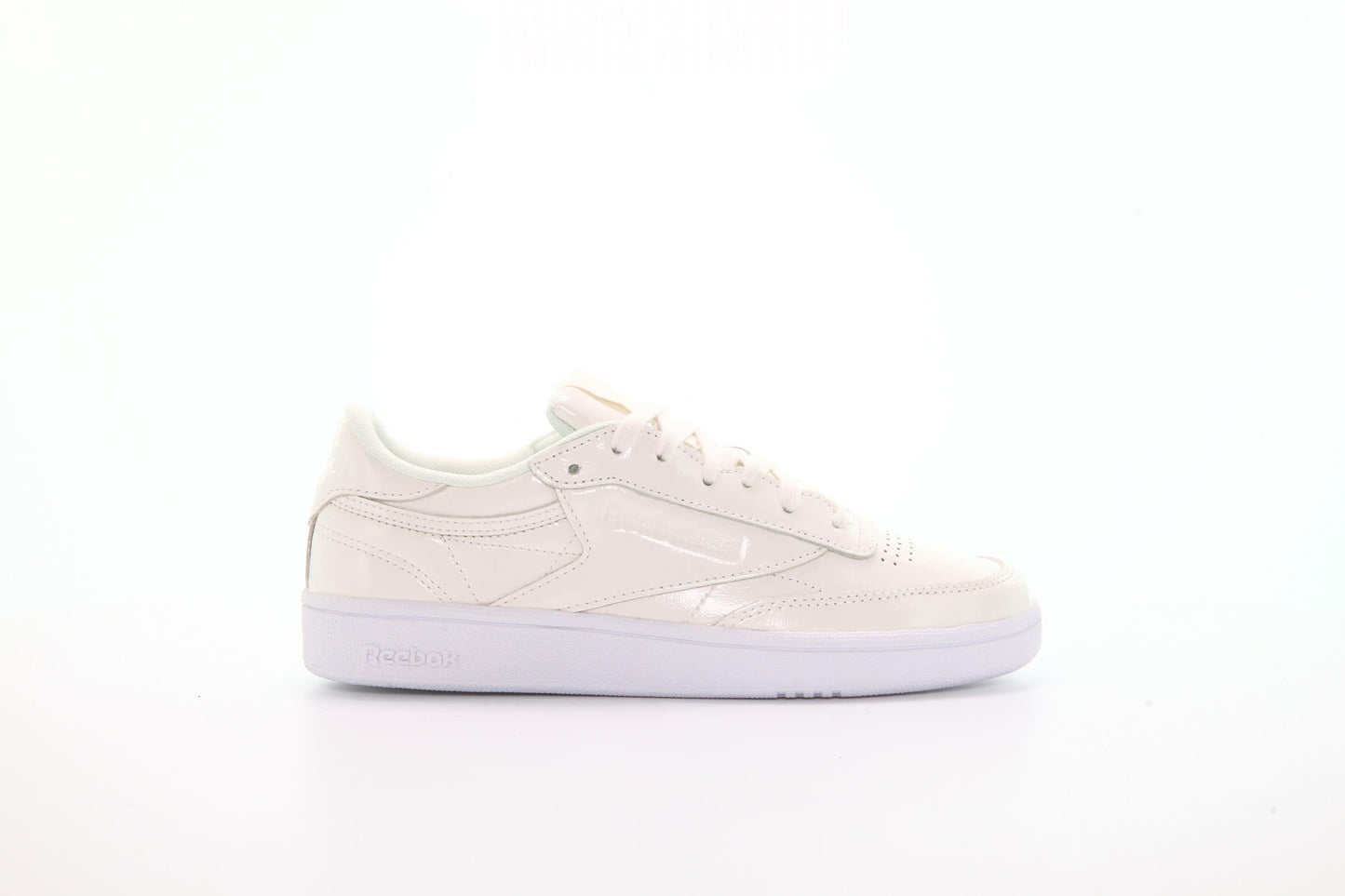 Exclusive Reebok Club C 85 Patent "White" — 5 — Front View