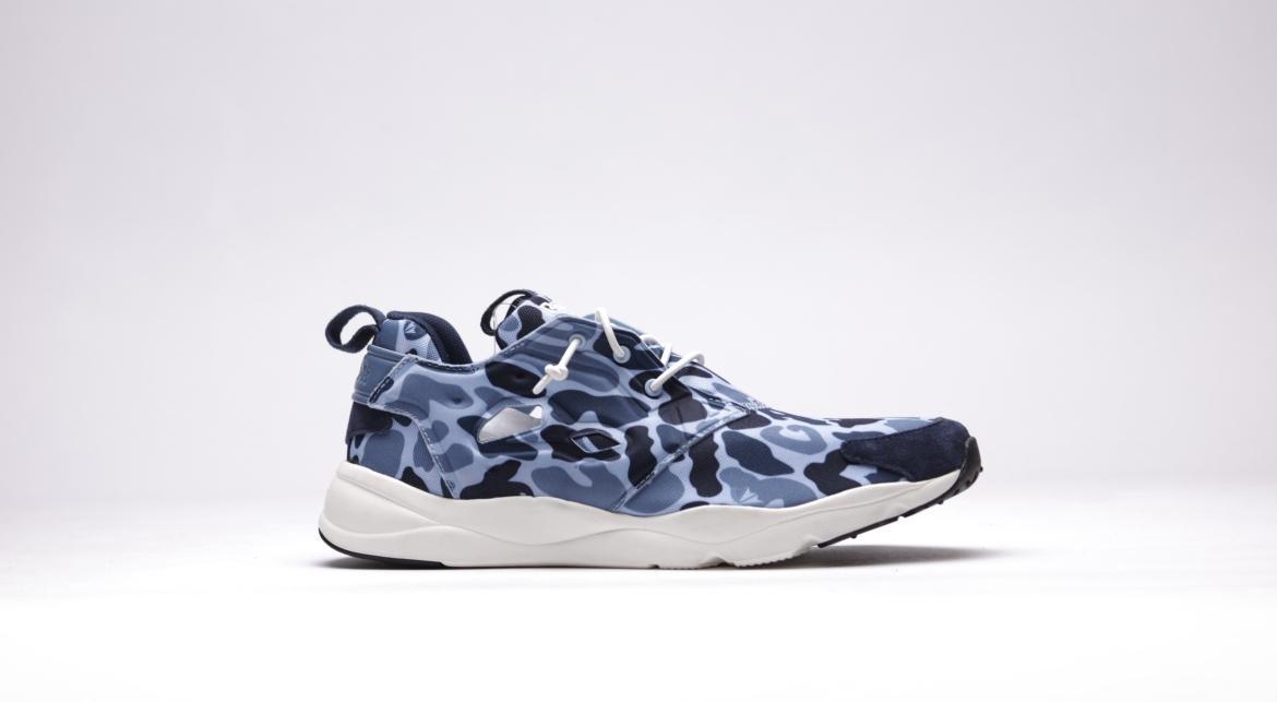 Exclusive Reebok FURYLITE CAMO "Blue Peak" — 5 — Front View