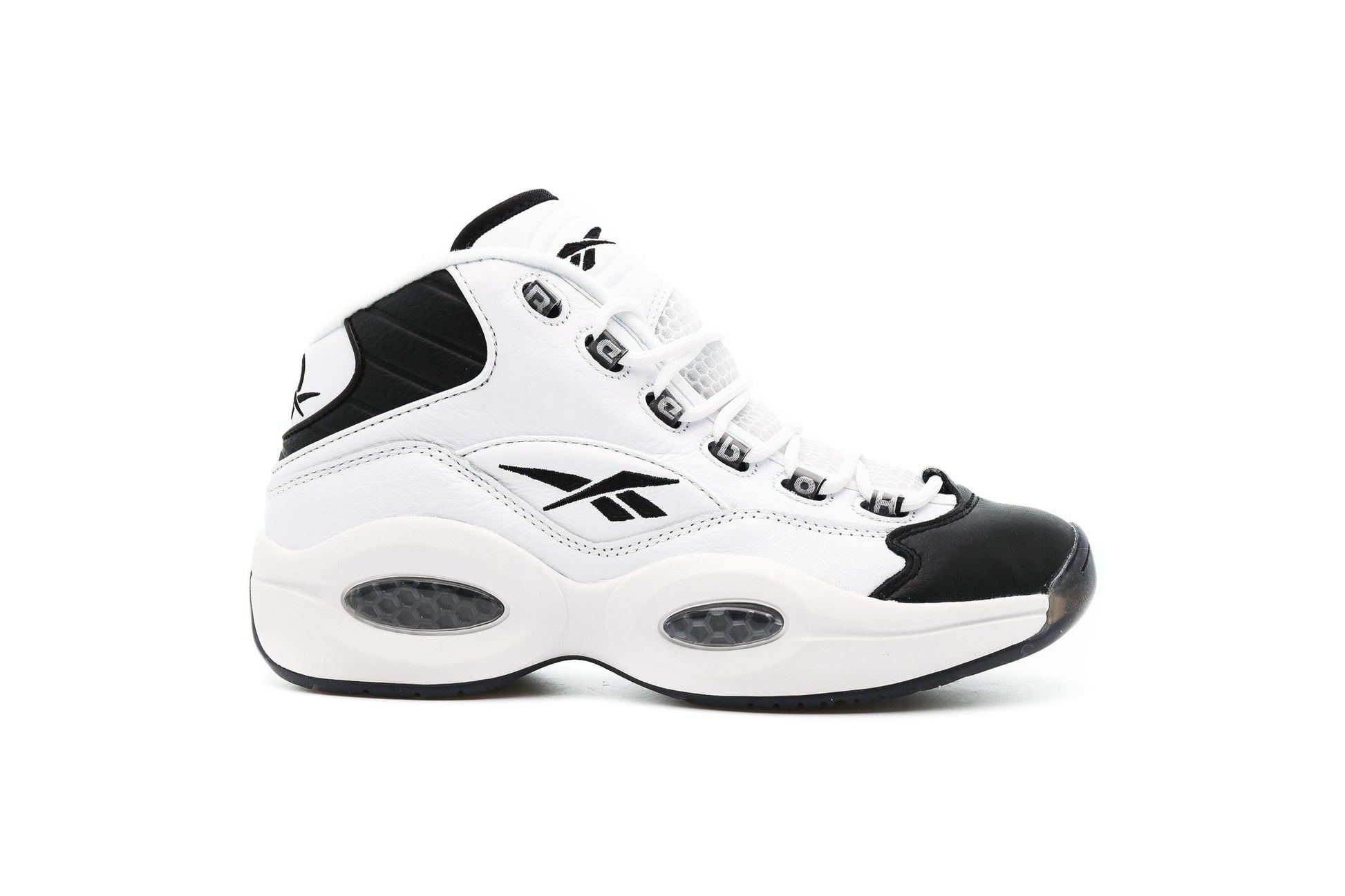 Exclusive Reebok QUESTION MID "BLACK" — 5 — Front View