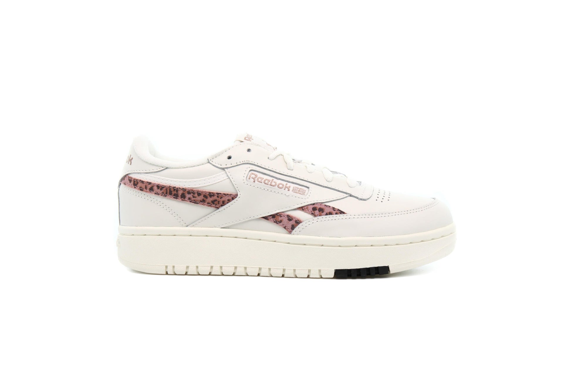 Exclusive Reebok WMNS CLUB C DOUBLE "CHALK" — 5 — Front View