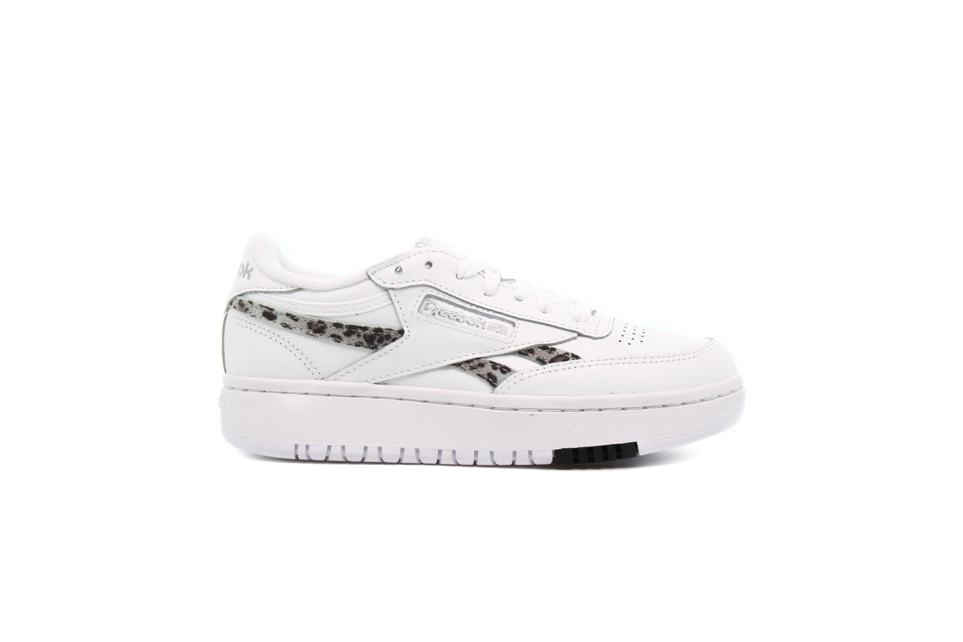 Exclusive Reebok WMNS CLUB C DOUBLE "WHITE" — 5 — Front View
