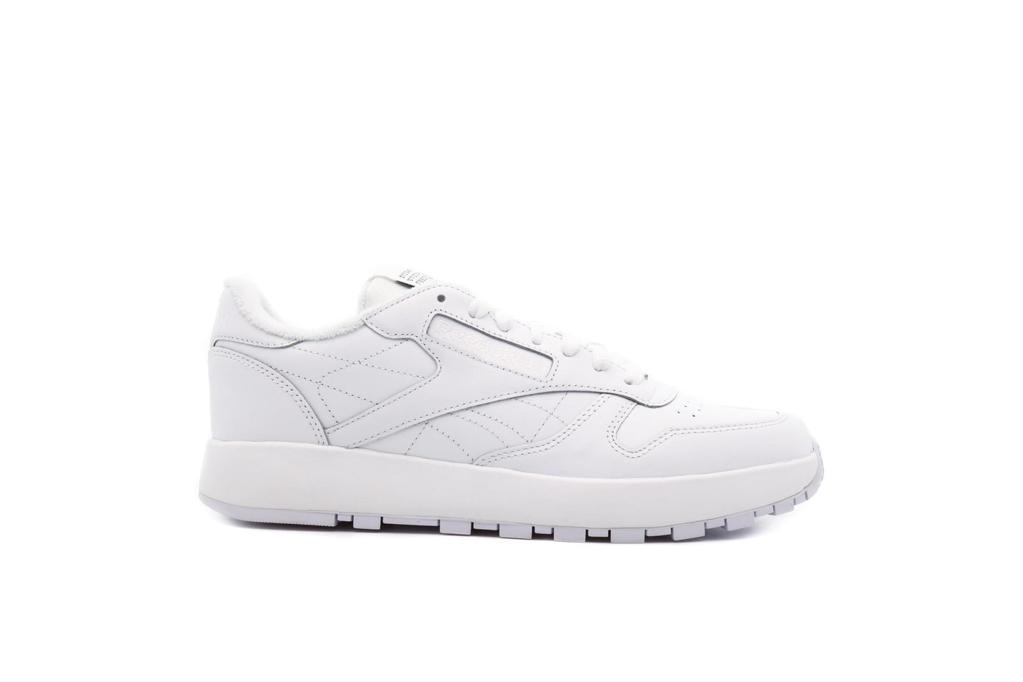 Exclusive Reebok x MAISON MARGIELA PROJECT 0 CLASSIC LEATHER "WHITE" — 4.5 — Front View