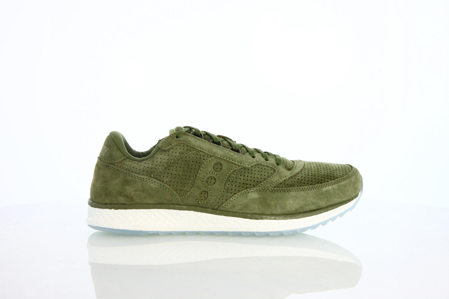 Exclusive Saucony Freedom Runner "Green" — 4.5 — Front View