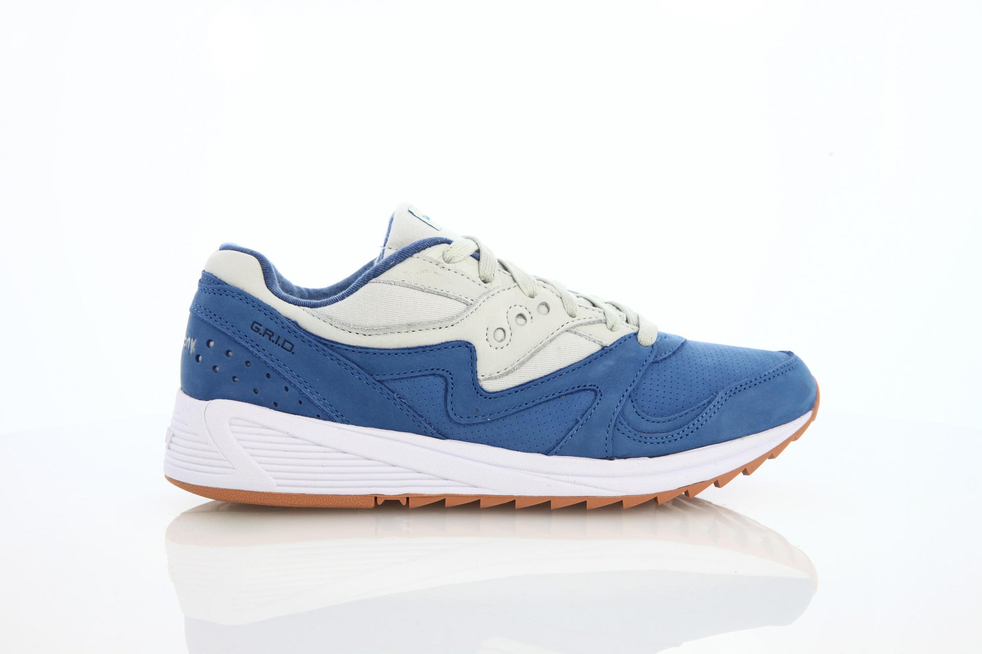 Exclusive Saucony Grid 8000 "Blue" — 4.5 — Front View