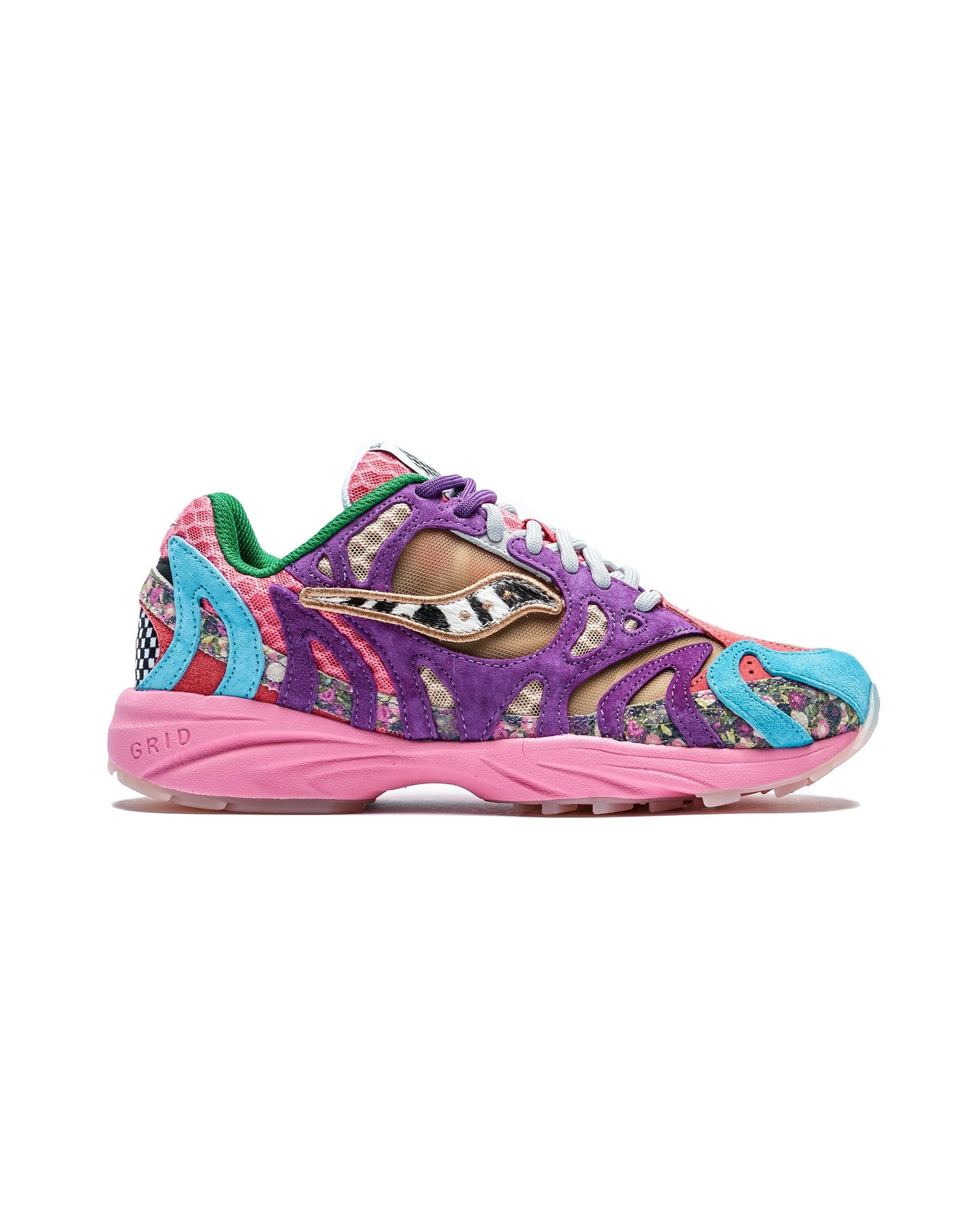 Exclusive Saucony x Jae Tips Grid Azura 2000 — 4 — Front View