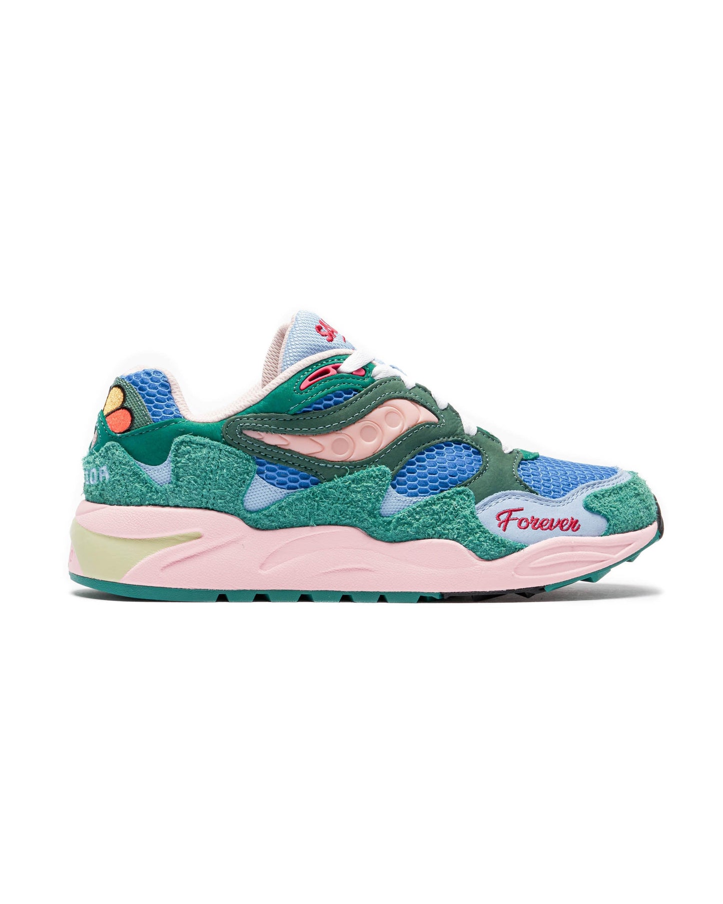 Exclusive Saucony x Jae Tips Grid Shadow 2 — 4 — Front View
