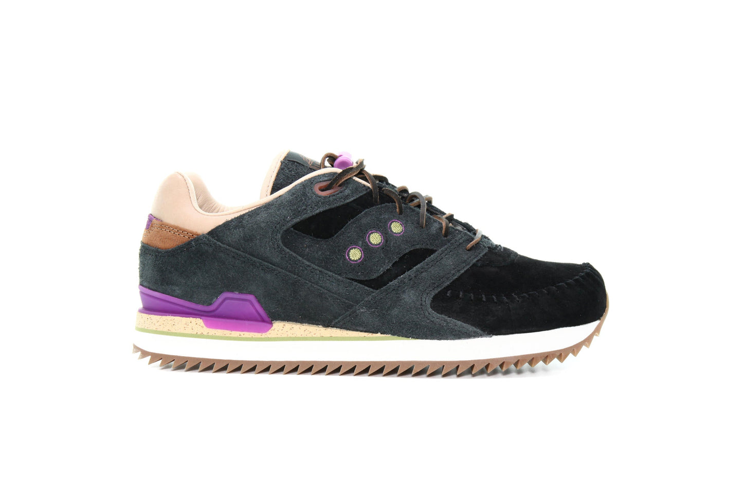 Exclusive Saucony x LAPSTONE & HAMMER COURAGEOUS MOC "TWO RIVERS" — 4.5 — Front View