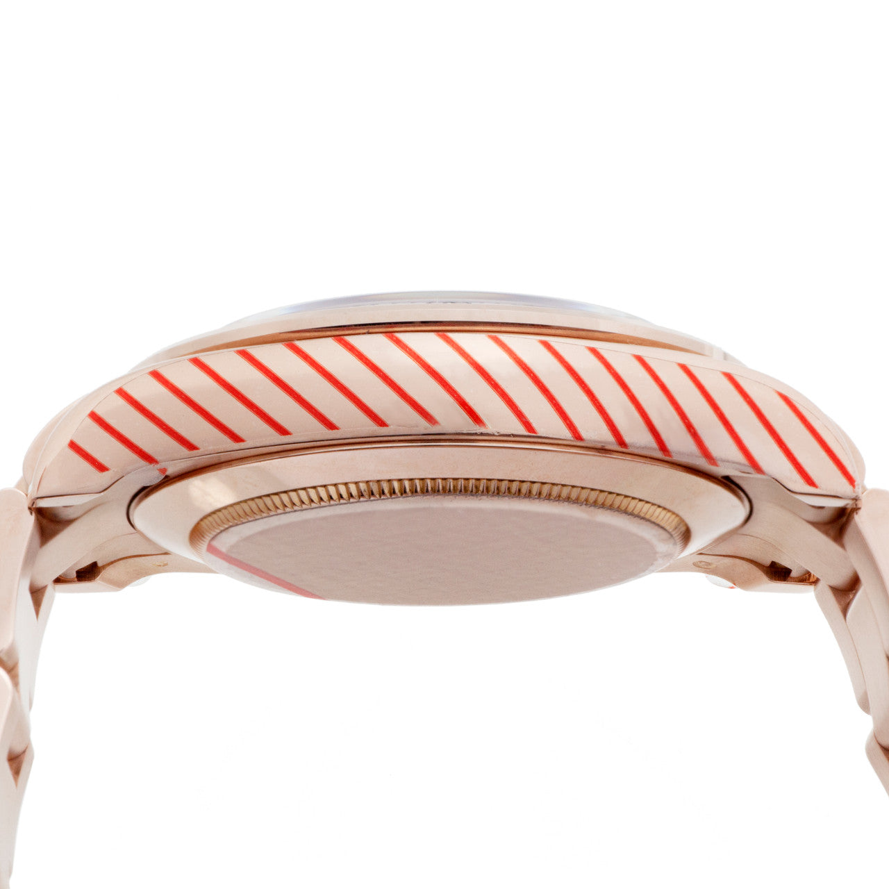 Exclusive Rolex 18K Everose Gold 40mm Cosmograph Daytona 116505 — Side View