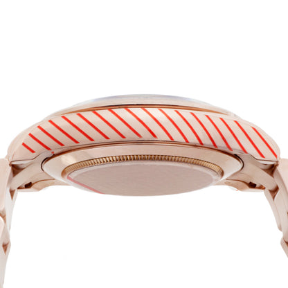 Exclusive Rolex 18K Everose Gold 40mm Cosmograph Daytona 116505 — Side View