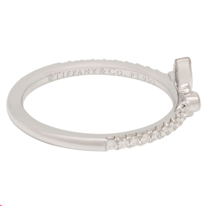 Exclusive Tiffany & Co. Platinum Diamond Fleur de Lis Ring — Side View