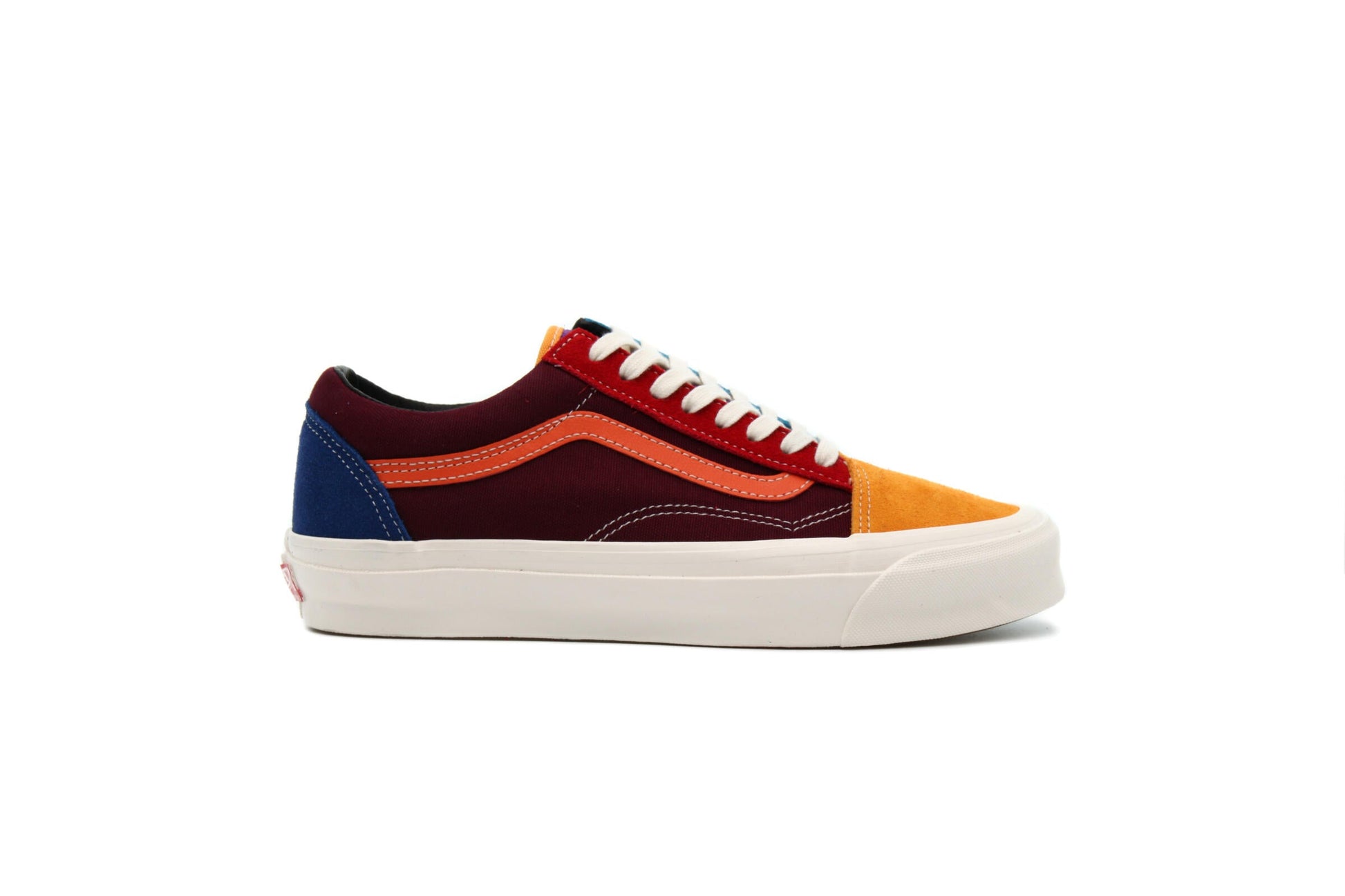 Exclusive Vans OG OLD SKOOL LX "MULTI COLOR" — 3.5 — Front View