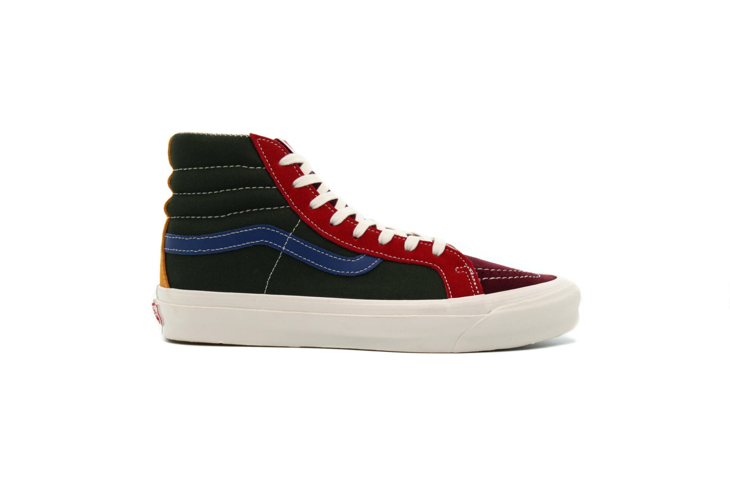 Exclusive Vans OG SK8-HI LX "MULTI COLOR" — 3.5 — Front View