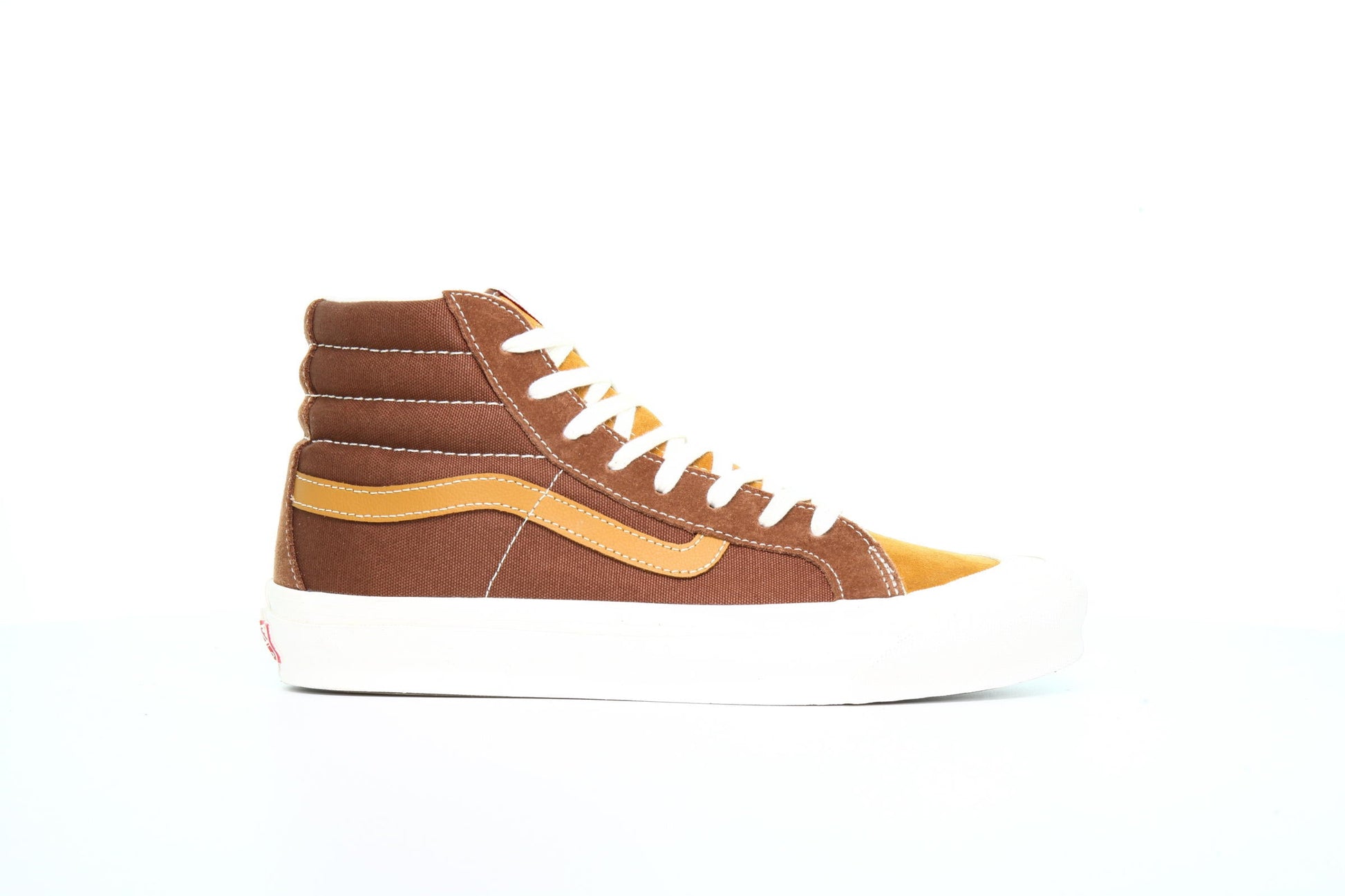 Exclusive Vans OG Style 138 LX "Brown" — 3.5 — Front View