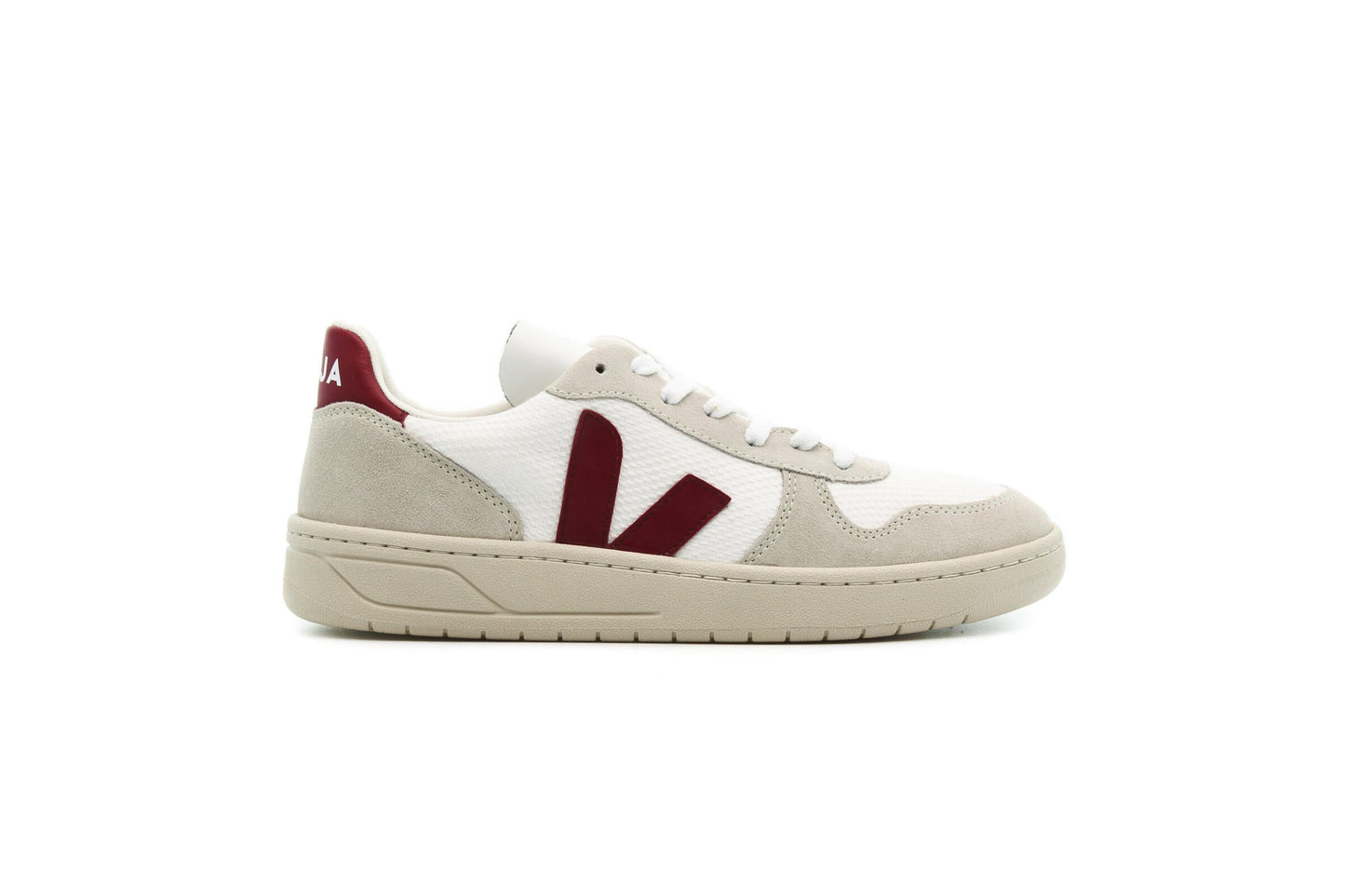 Exclusive Veja V-10 B-MESH "White" — 4 — Front View