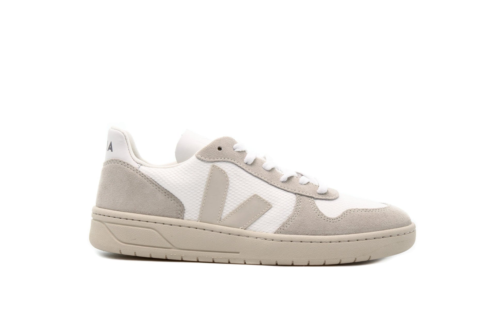 Exclusive Veja V-10 B-MESH "White" — 4 — Front View
