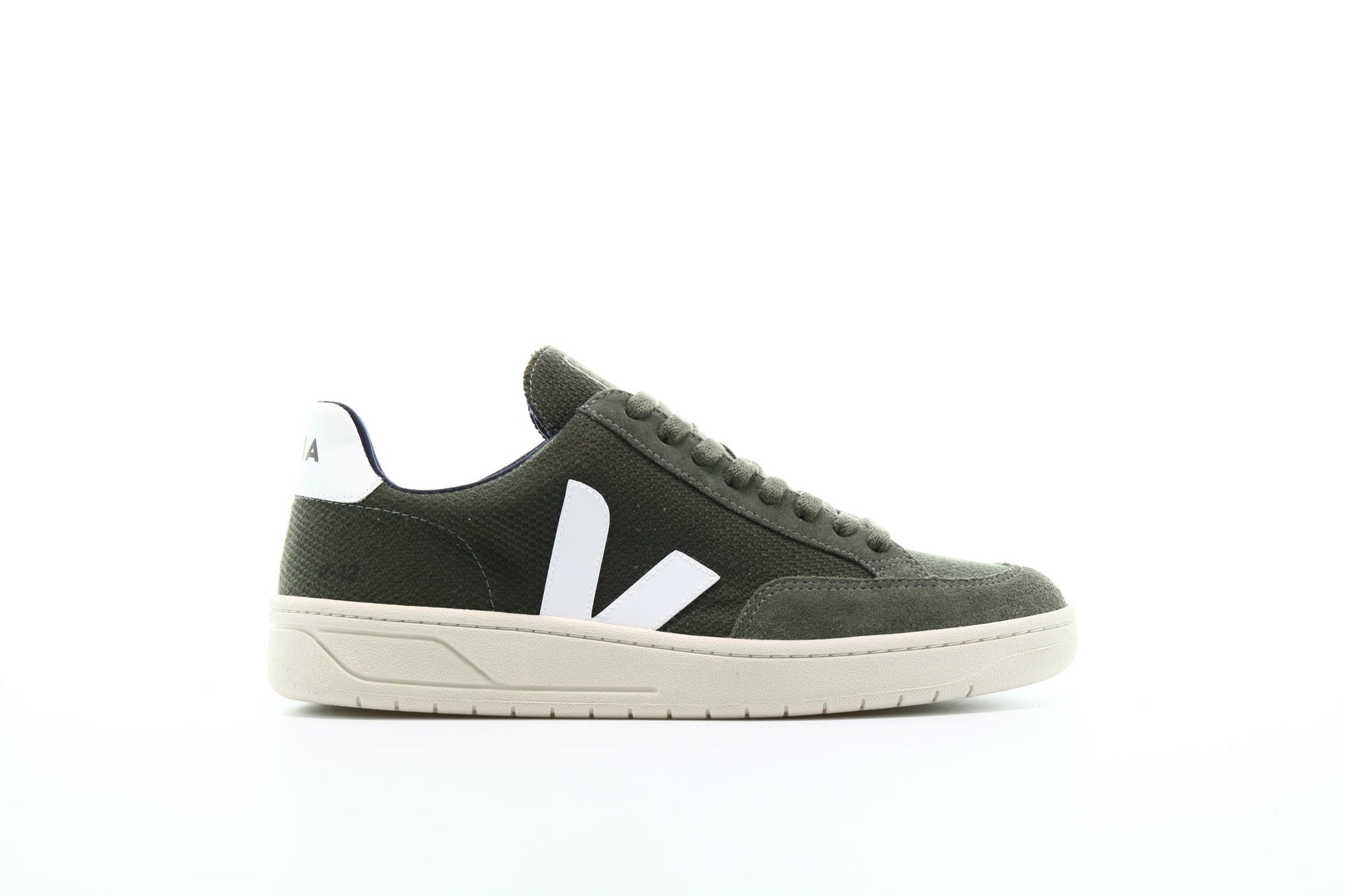 Exclusive Veja V-12 B-Mesh "Olive" — 7 — Front View